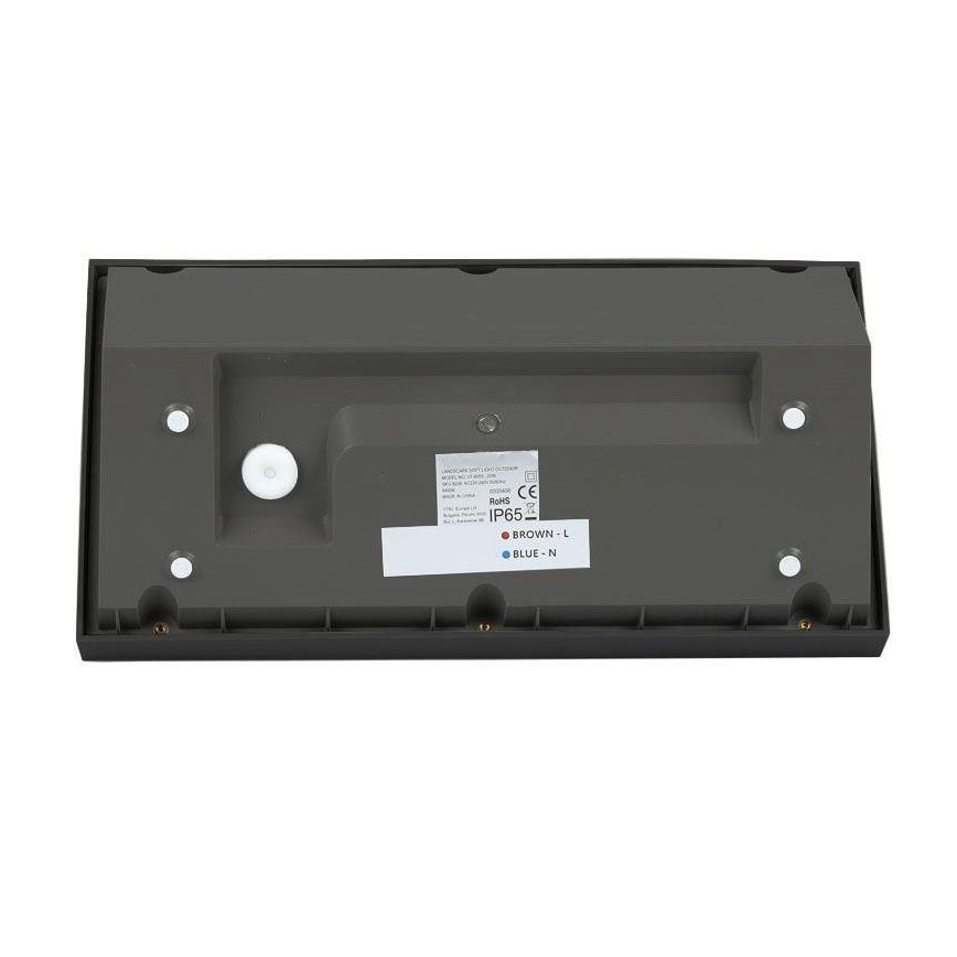 LED Väli seinavalgusti LED/20W/230V 6400K IP65 must