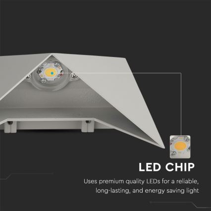 LED Väli seinavalgusti LED/5W/230V 3000K IP65 hall