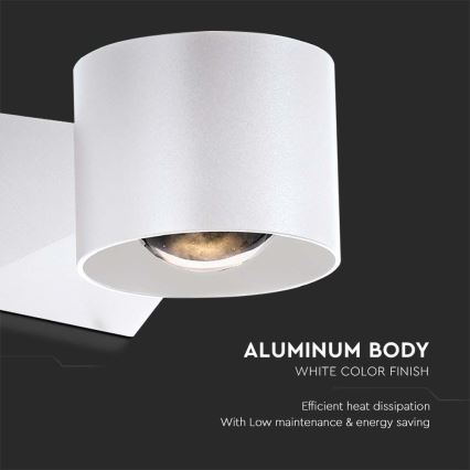 LED Väli seinavalgusti LED/5W/230V 3000K IP65 valge