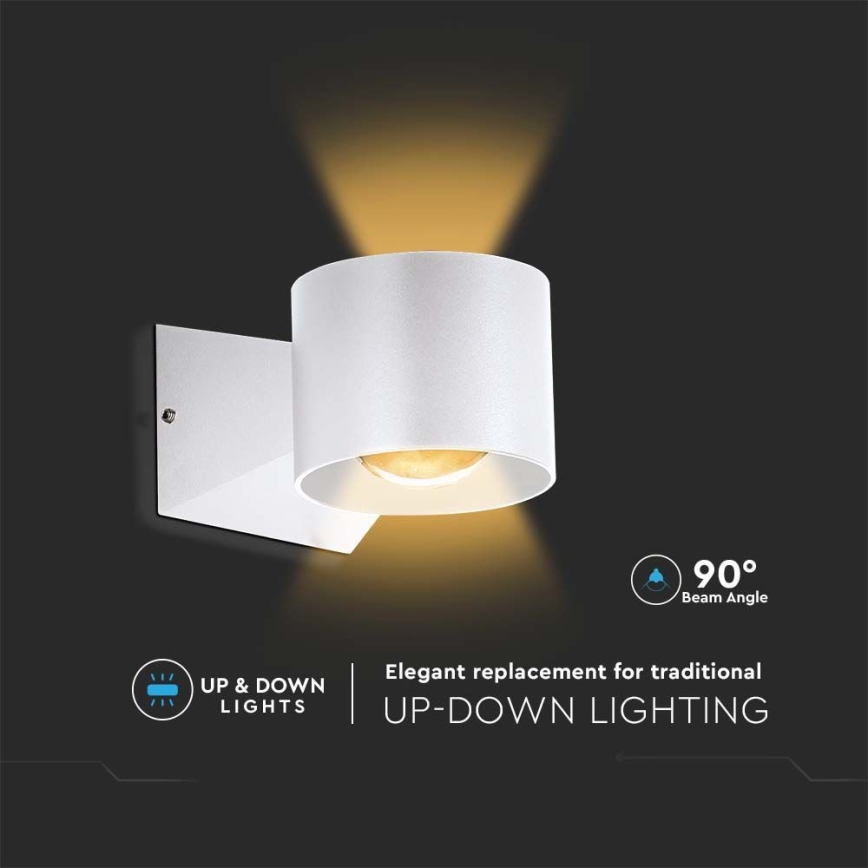 LED Väli seinavalgusti LED/5W/230V 3000K IP65 valge