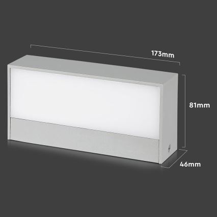 LED Väli seinavalgusti LED/9W/230V 4000K IP65