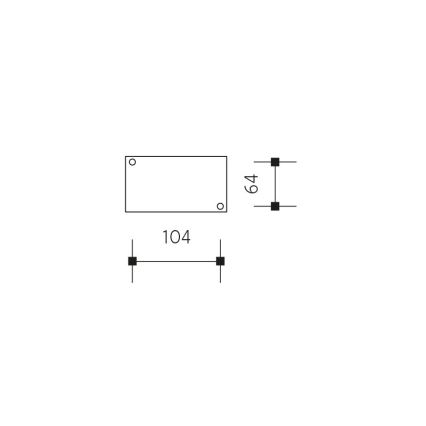 LED Väli seinavalgusti NATURA LED/12W/230V 4000K IP65 pruun/antratsiit