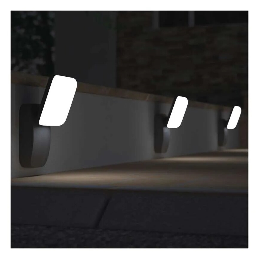 LED Väli seinavalgusti NIKA LED/12,5W/230V IP44