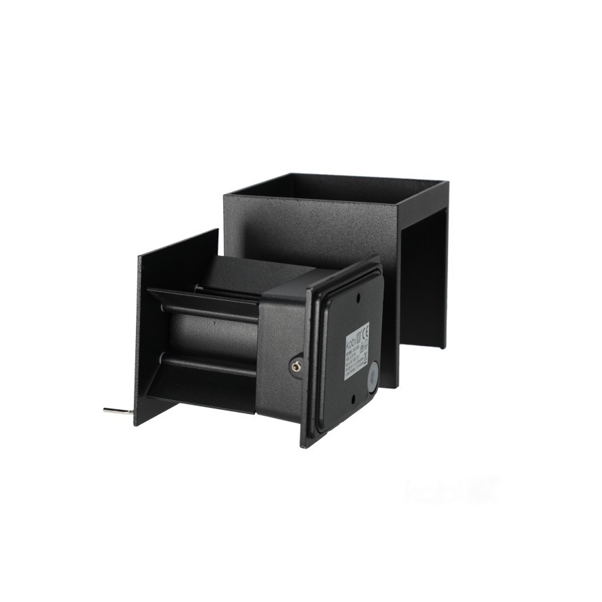 LED Väli seinavalgusti QUERK 2xLED/3W/230V 3000K IP54 must