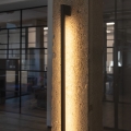 LED Väli seinavalgusti YALTE LED/8W/230V 3000K IP54 must