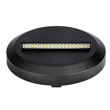 LED Väli trepivalgusti LED/2W/230V IP65 3000K must