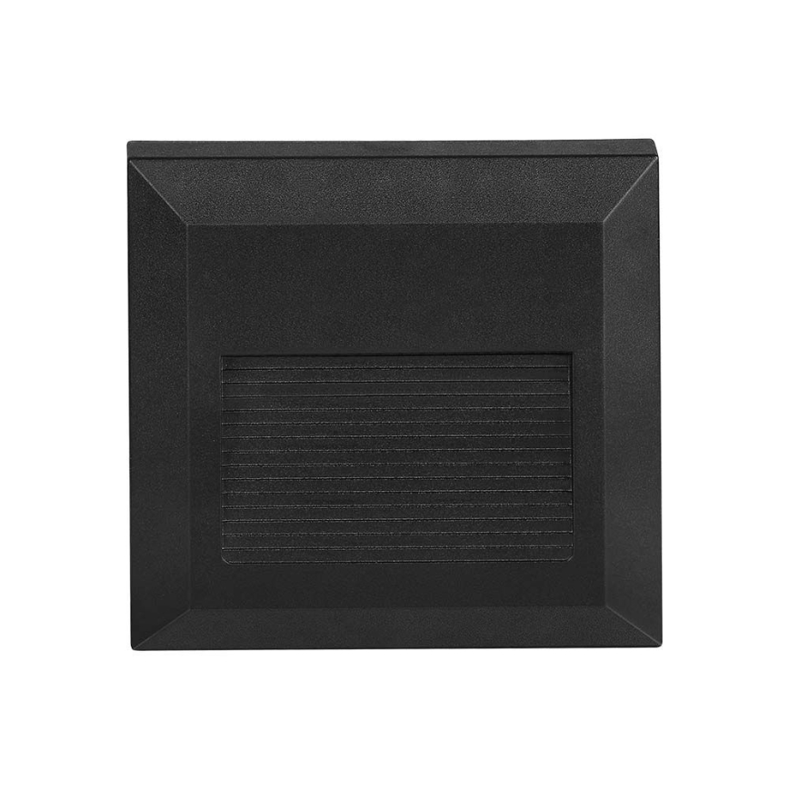 LED Väli trepivalgusti LED/2W/230V IP65 4000K must