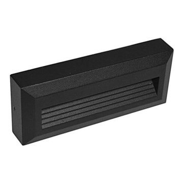 LED Väli trepivalgustus KORA LED/1,2W/230V IP54 4000K must