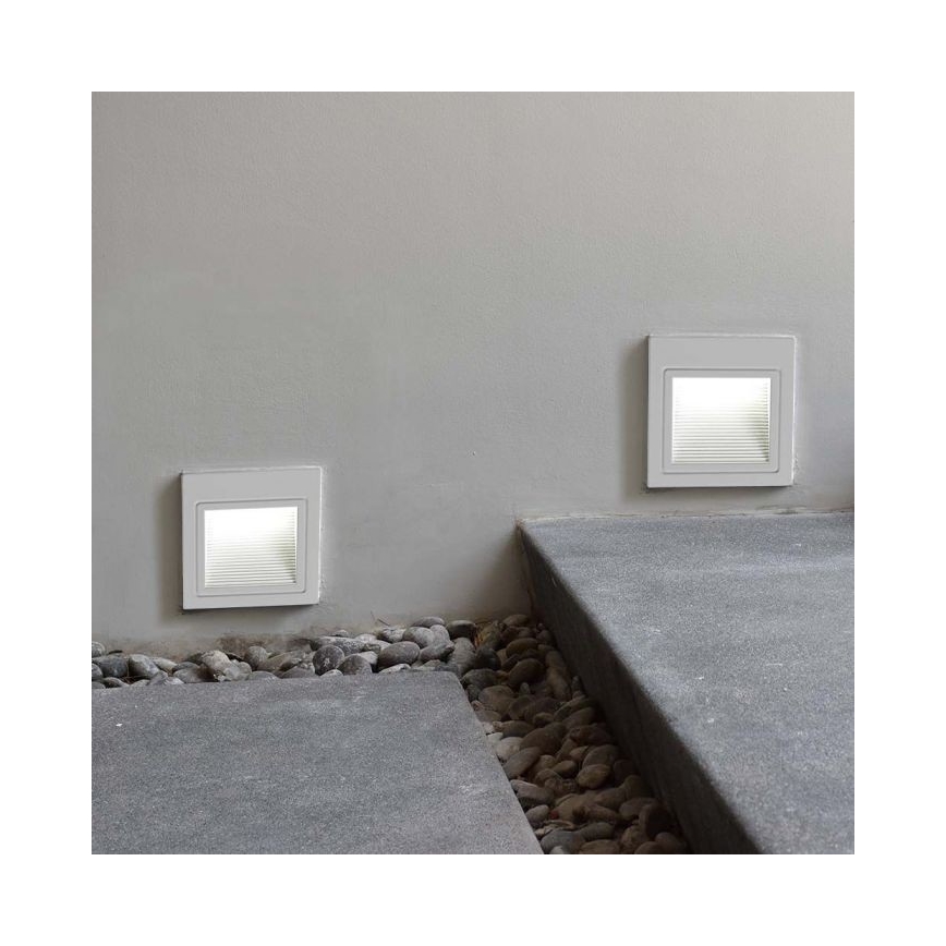 LED Väli trepivalgustus LED/5W/230V 3000K IP65 valge