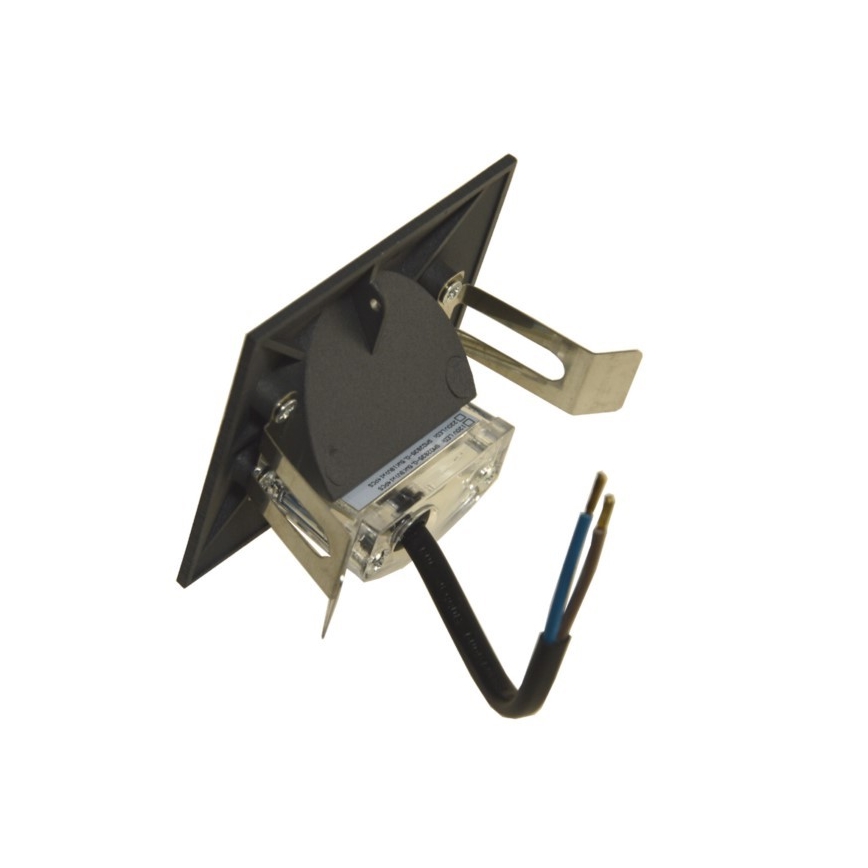 LED Väli trepivalgustus UGRA LED/2W/230V IP54 antratsiit