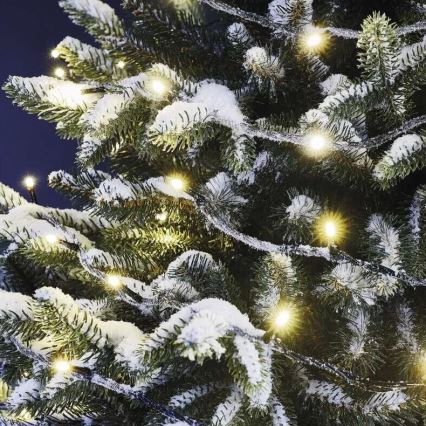 LED Väli valguskett 100xLED/10m IP44 soe valge