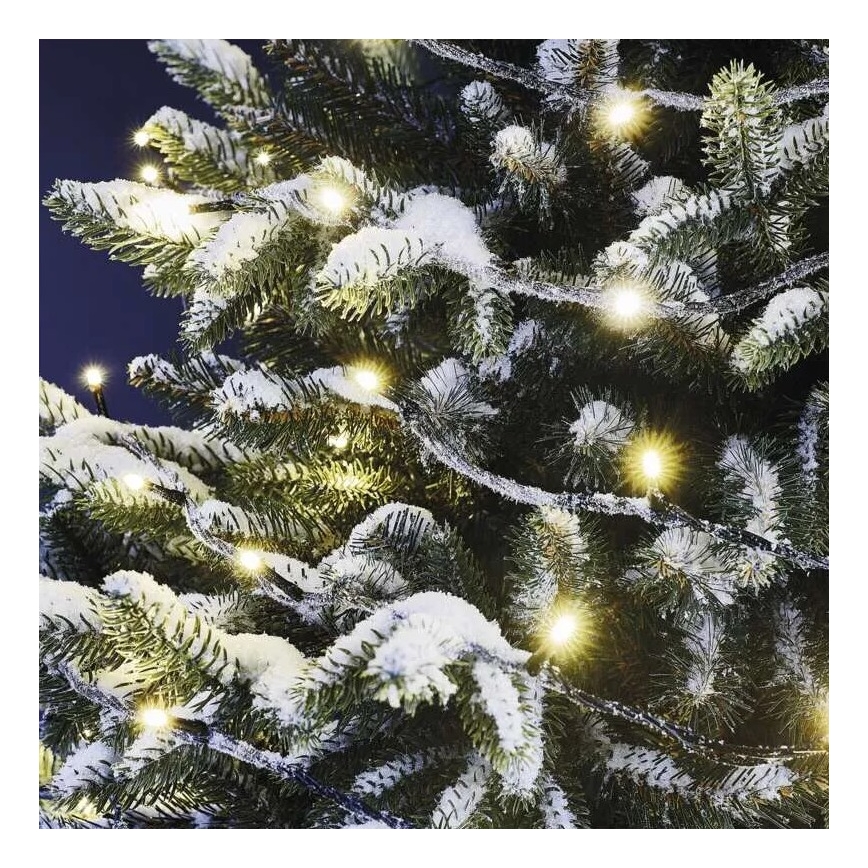 LED Väli valguskett 100xLED/10m IP44 soe valge