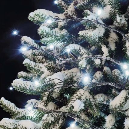 LED Väli valguskett 50xLED/5m IP44 külm valge