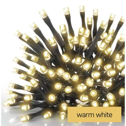 LED Väli valguskett 80xLED/3xAA 6,1m IP44 soe valge