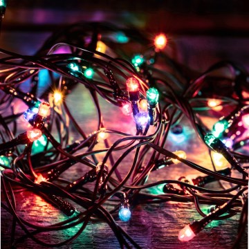 LED-välijõulukett 500xLED/230V, 8 funktsiooni, 53 m, IP44, mitmevärviline