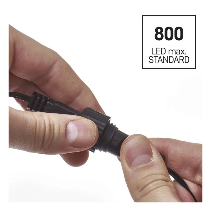 LED väline  valguskett 100xLED/10m IP44 külmvalge