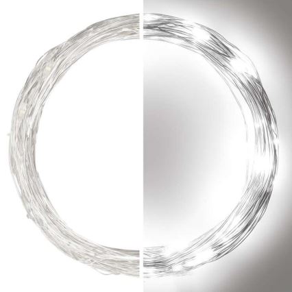 LED väline valguskett 100xLED/15m IP44 külmvalge