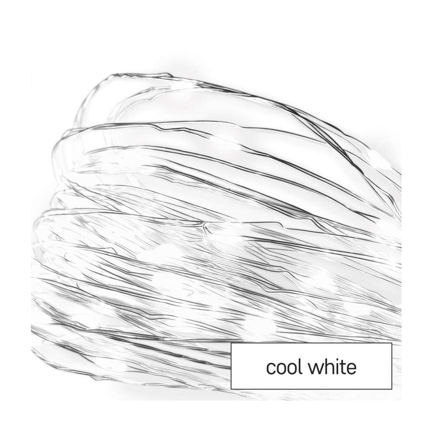 LED väline valguskett 100xLED/15m IP44 külmvalge