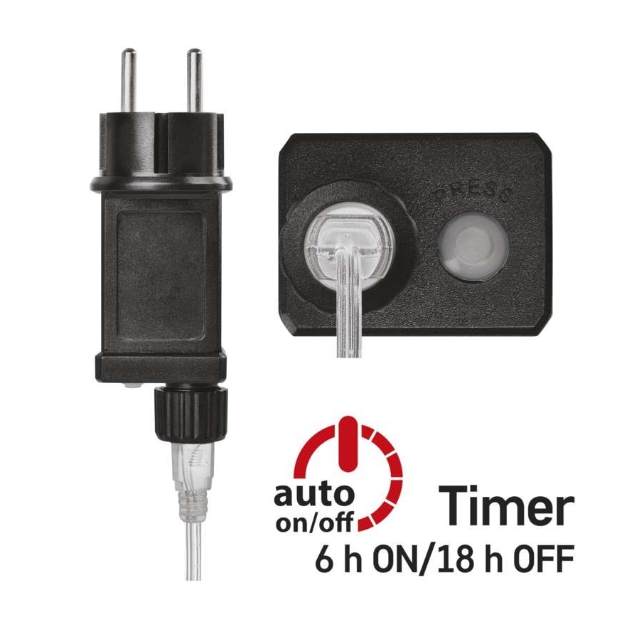 LED väline valguskett 100xLED/15m IP44 külmvalge