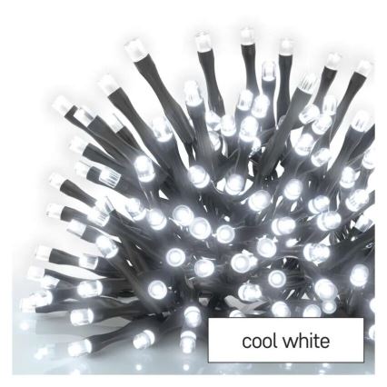 LED väline valguskett 100xLED/2,5x0,9m IP44 külm valge