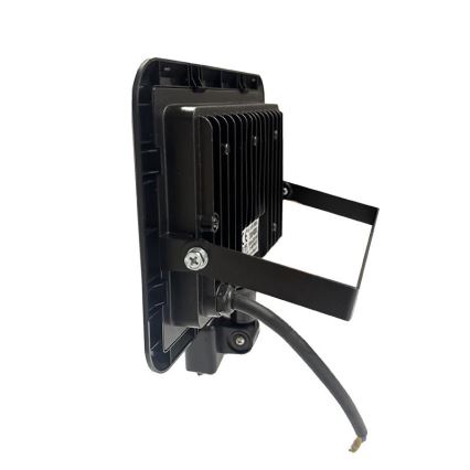 LED Väliprožektor anduriga LED/50W/230V 4000K IP44 must