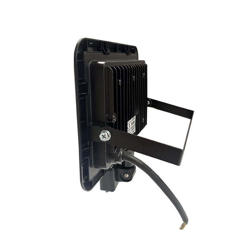 LED Väliprožektor anduriga LED/50W/230V 4000K IP44 must