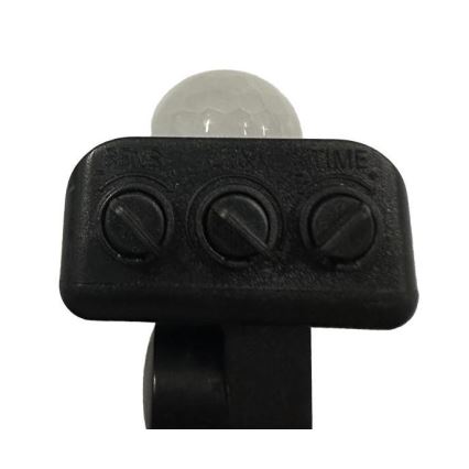 LED Väliprožektor anduriga LED/50W/230V 4000K IP44 must