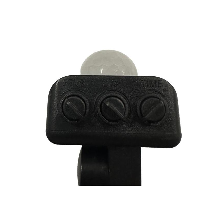 LED Väliprožektor anduriga LED/50W/230V 4000K IP44 must