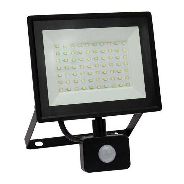 LED Väliprožektor anduriga NOCTIS LUX 3 LED/50W/230V 4000K IP44 must