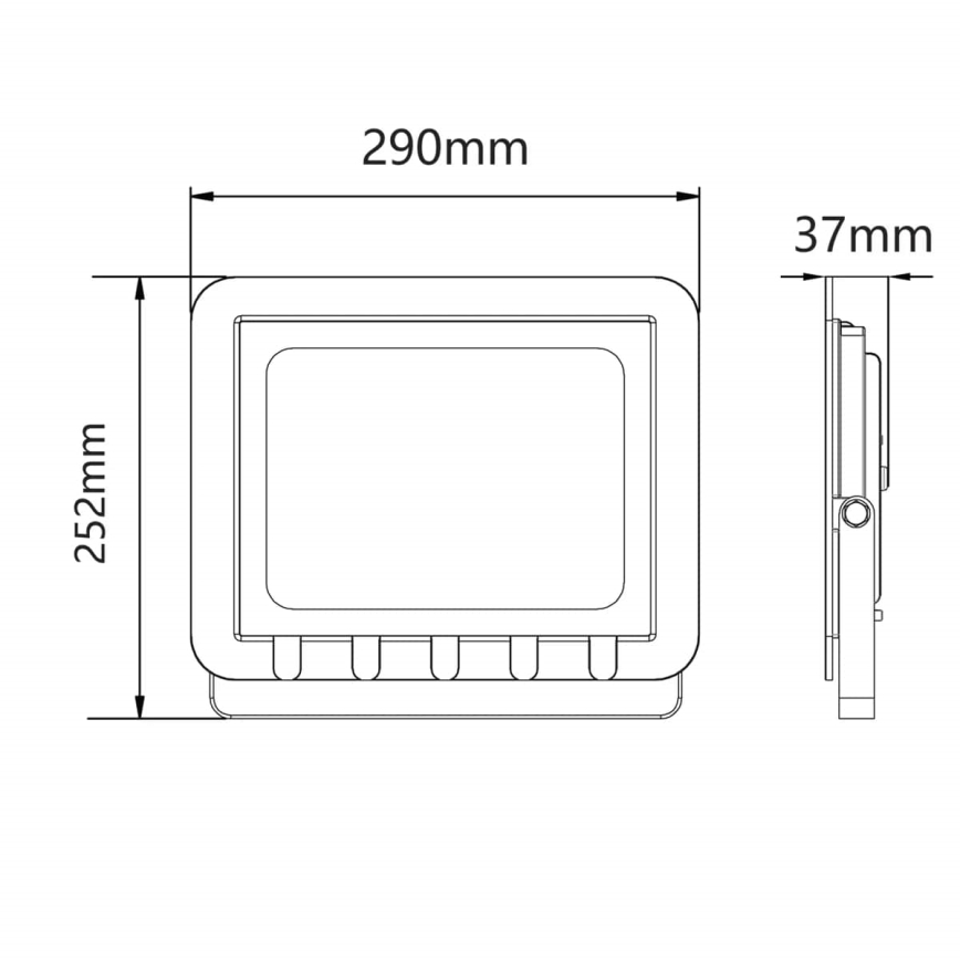 LED Väliprožektor LED/100W/230V 6500K IP65