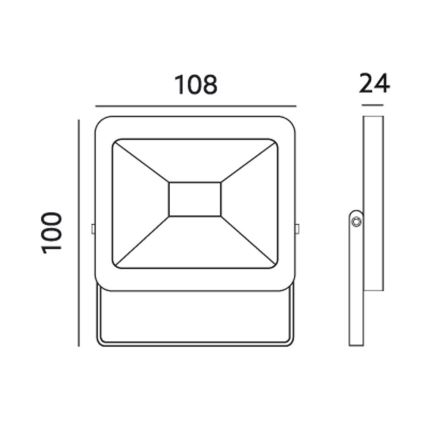 LED Väliprožektor LED/10W/230V 6000K IP65