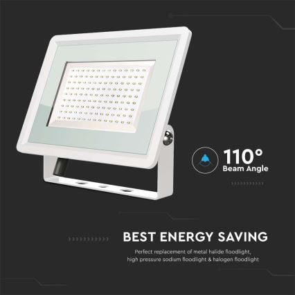 LED Väliprožektor LED/200W/230V 4000K IP65 valge