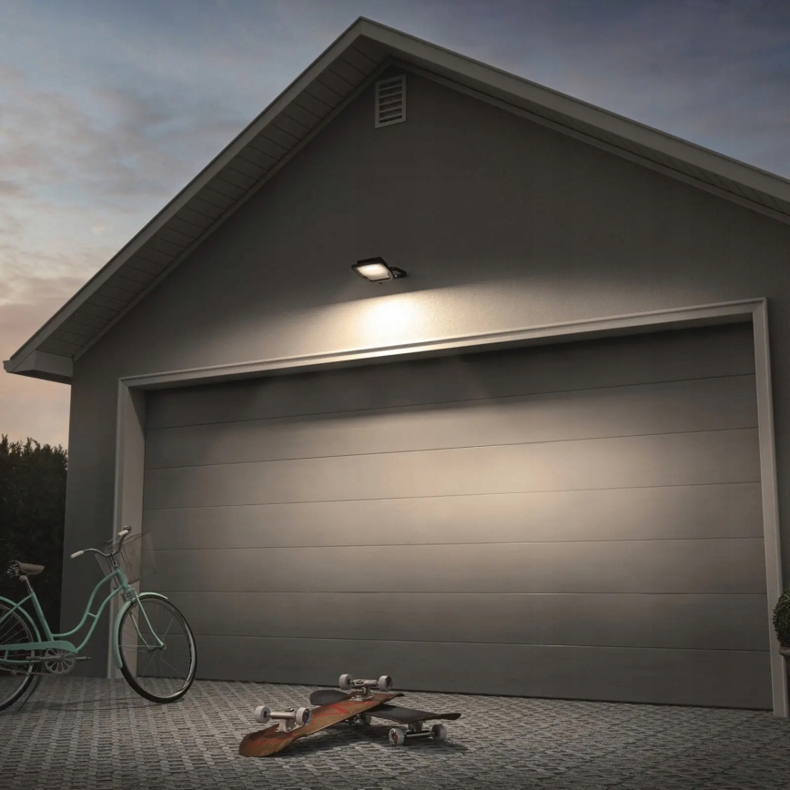 LED välisvalgusti liikumis- ja hämarusanduriga LED/100W/230V 4500K IP65 must