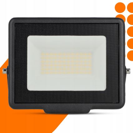 LED välireflektor LED/50W/230V 4500K IP65 must