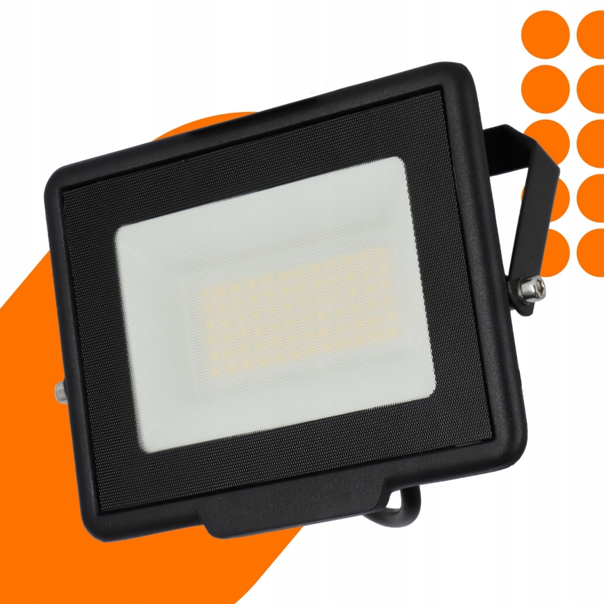 LED välireflektor LED/50W/230V 4500K IP65 must