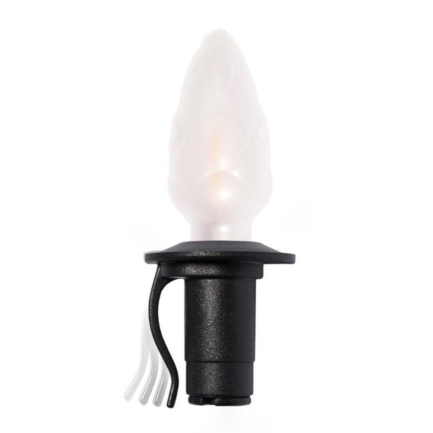 LED välistingimustes jõulukett CONE FILAMENT 20xE10 19m värviline/soe valge IP44, Valmistatud Tšehhis