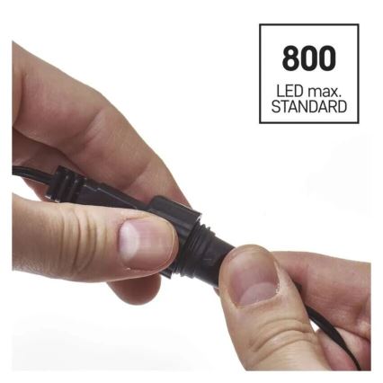 LED väliskett 100xLED/1x2m IP44 soe valge