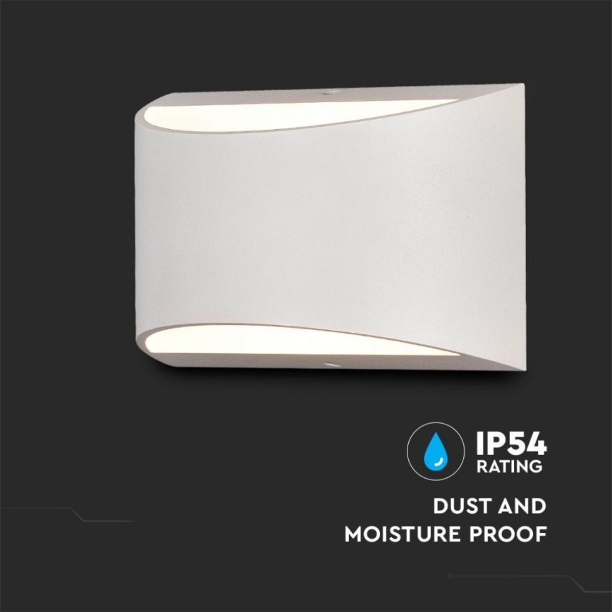 LED välisseina seinavalgusti LED/9W/230V 4000K IP54 valge