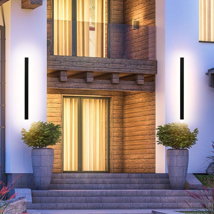 LED välisseinale kinnitatav seinavalgusti LED/16W/230V 4000K IP65 101 cm antratsiit