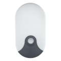 LED välisseinale kinnitatav seinavalgusti liikumisanduriga LED/18W/230V IP44 antratsiit