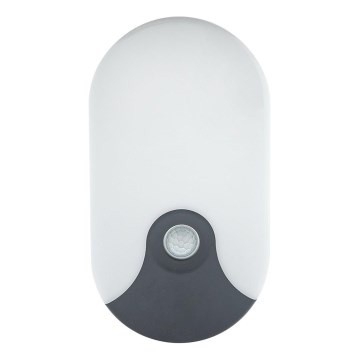 LED välisseinale kinnitatav seinavalgusti liikumisanduriga LED/18W/230V IP44 antratsiit