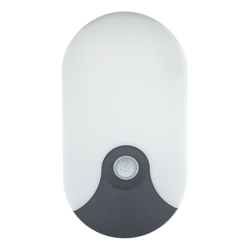 LED välisseinale kinnitatav seinavalgusti liikumisanduriga LED/18W/230V IP44 antratsiit