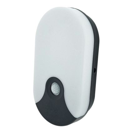 LED välisseinale kinnitatav seinavalgusti liikumisanduriga LED/18W/230V IP44 antratsiit