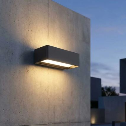LED-välisseinavalgusti 13 W, 230 V, IP65, must