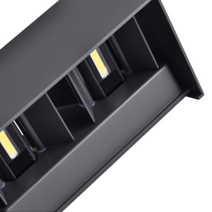 LED-välisseinavalgusti, 24 W, 230 V, 4000 K, IP65, must