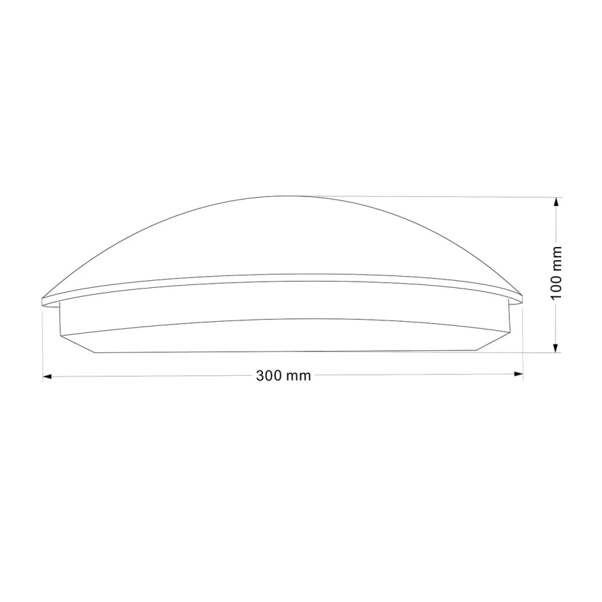 LED välisseinavalgusti ALABAMA LED/12W/230V IP54 must