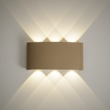 LED välisseinavalgusti ARROW LED/6W/230V IP54 beež