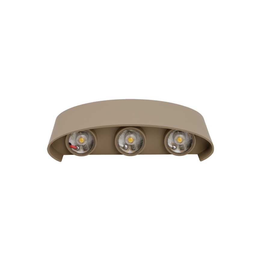 LED välisseinavalgusti ARROW LED/6W/230V IP54 beež