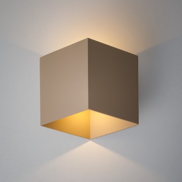 LED välisseinavalgusti CUBE LED/10W/230V IP54 beež