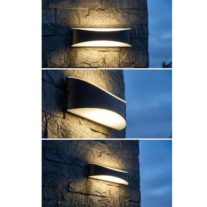 LED välisseinavalgusti LED/10W/230V IP65 must